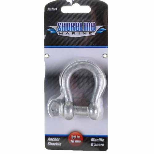 Grillete de anclaje galvanizado Shoreline Marine conector de anclaje de pesca de 3/8" - Imagen 4 de 5