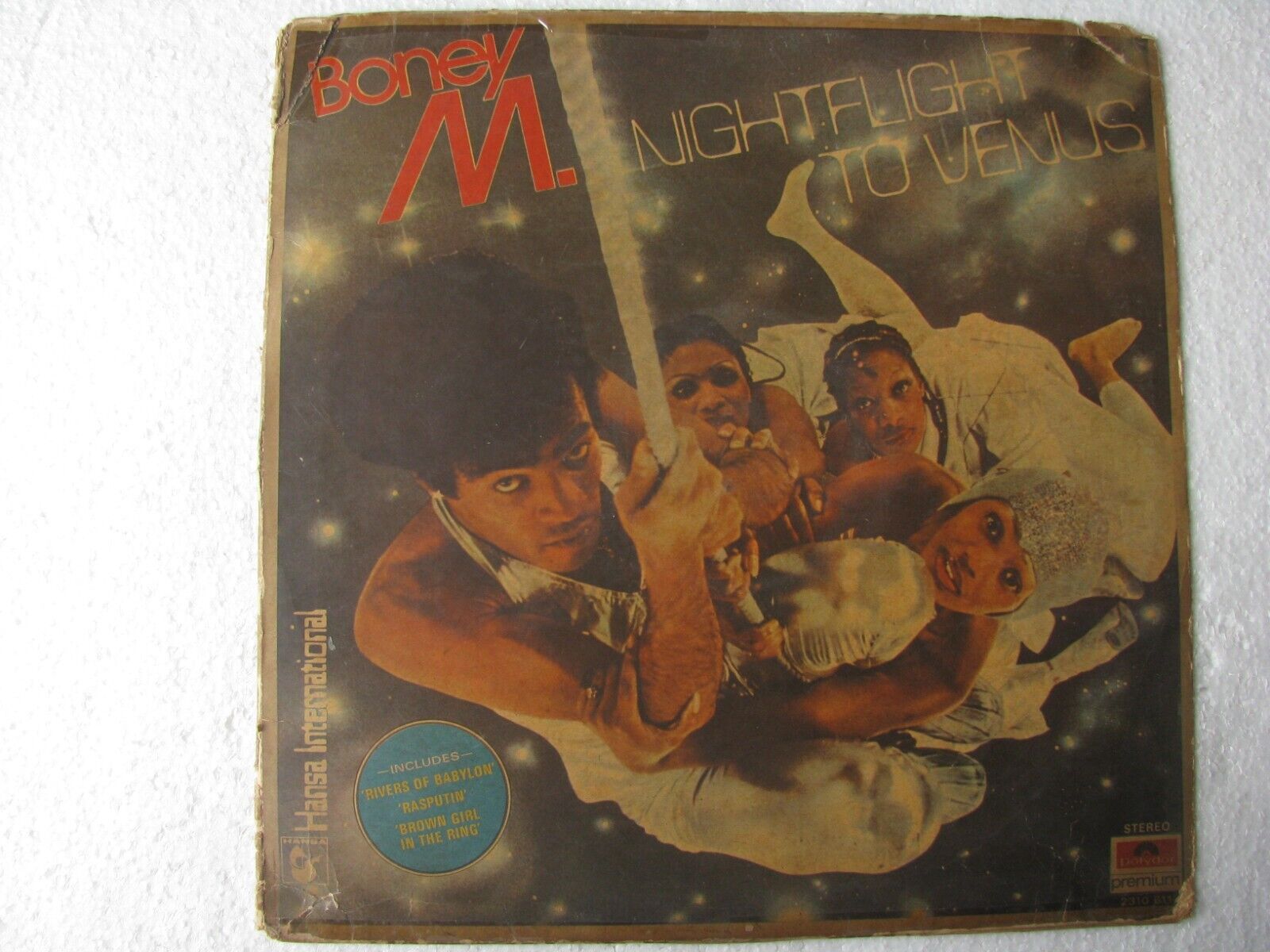 Boney M. Nightflight to Venus  World LP Record India-1728