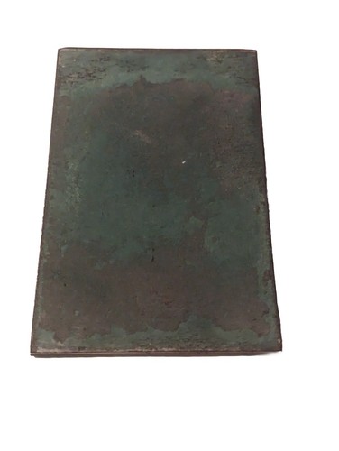 VTG WALT DISNEY PRODUCTIONS ETCHED COPPER CINDERELLA CASTLE NOTE PAD W/FLIP LID - Picture 3 of 8