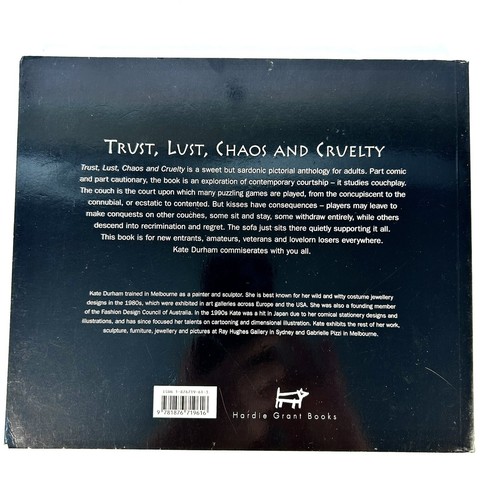 Trust, Lust, Chaos And Cruelty by artist Kate Durham 1st Edition Signed 2001 New - Picture 2 of 8