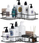 Shower Caddy – 2-Pack Corner Shelf, Stainless Steel Wall-Mounted Bathroom Organi