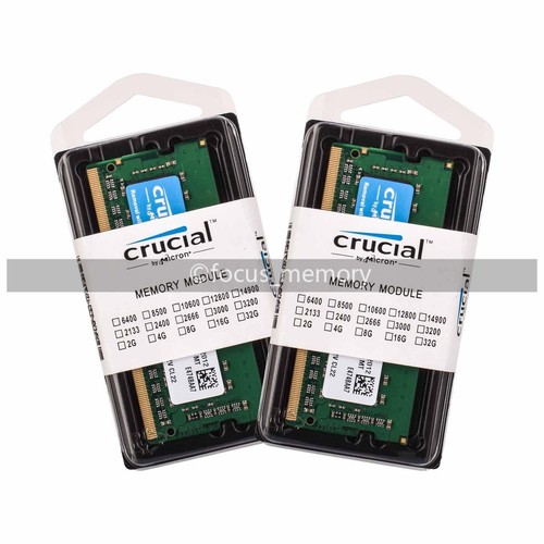 Crucial 4GB 8GB 16GB DDR4 2400 2666 3200 MHz SO-DIMM 260-Pin Laptop RAM New lot - Picture 2 of 11