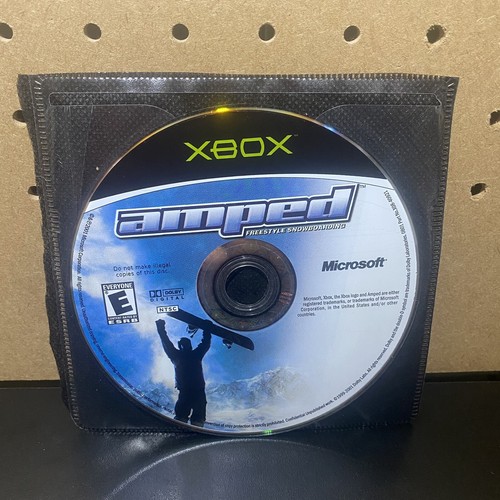 Amped: Freestyle Snowboarding (Microsoft Xbox, 2001) - DISC ONLY - TESTED