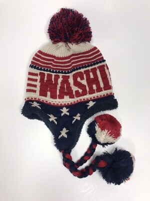 Washington Winter Ear Flap Muff Ski Hat 
