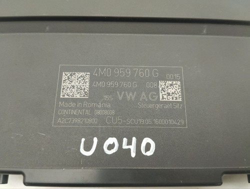Control unit for seat Audi Q7 2017 4M0959760G - Picture 8 of 8