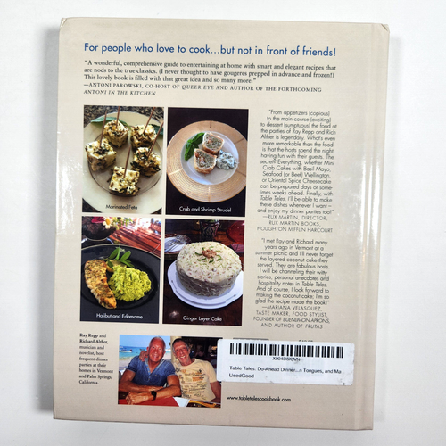 Table Tales Cookbook Do Ahead Dinner Party Menus Entertaining HC Repp Alther - Imagen 2 de 22