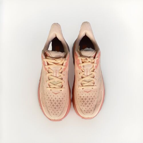Scarpe da corsa Hoka One One Clifton 9 da donna taglia 11 sneaker bianche cantalupo NUOVE - Foto 8 di 9