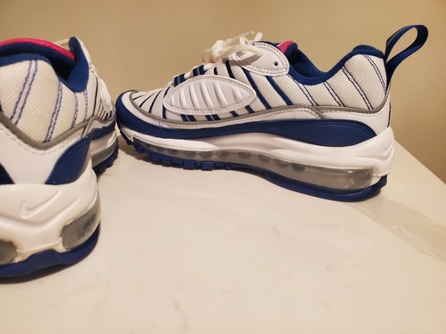 NIKE Air Max 98 GS 'White Indigo' - Foto 7 di 8