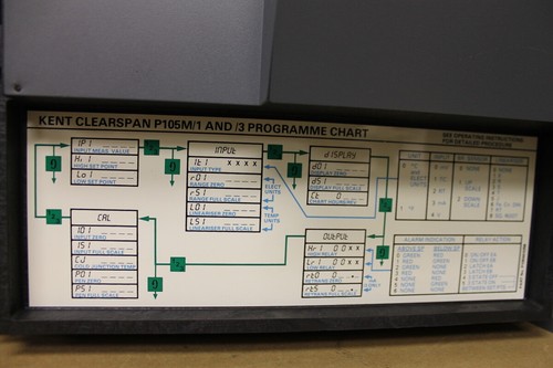 Circular chart recorder, Dual pen, Temperature, Programmable, P105M Kent - Picture 6 of 9