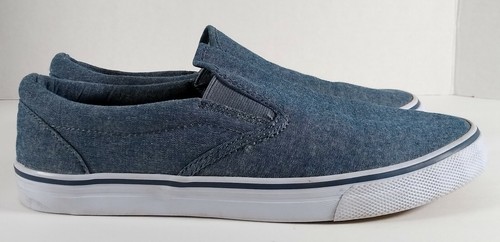 Crevo Men's Boonedock II Size 9 Navy Slip On Shoes - Foto 4 di 8