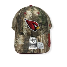 '47 Arizona Cardinals MVP Realtree Camo Frost Adjustable Strap Hat Cap