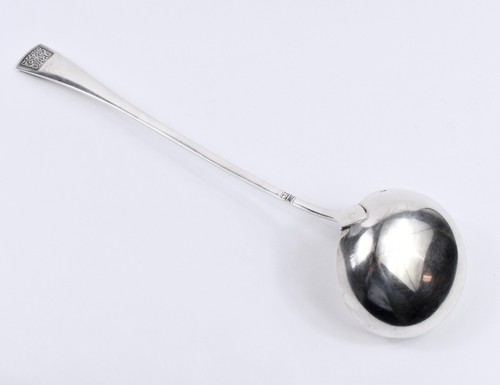 Art Deco Slavic 800 Continental Silver Soup Ladle Wladyslaw Hempel Poland 7.9OZT - Picture 2 of 7