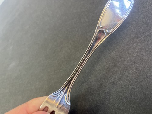5 cornelious A Burr American Coin Silver Olive Pattern Variant Dinner Forks - Picture 11 of 12