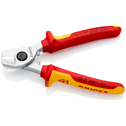 Knipex VDE Kabelschere 95 16 165 bis 15mm Kabel 9516165 cable cutter - Picture 6 of 6