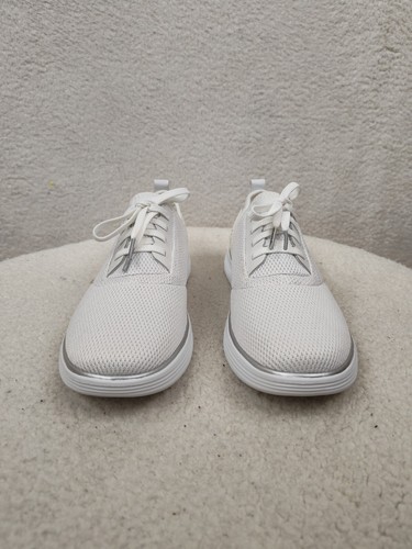 Cole Haan Grandsport Women Sneakers 9 1/2B Cream Fabric Lace Up Athletic Shoes - Picture 2 of 13