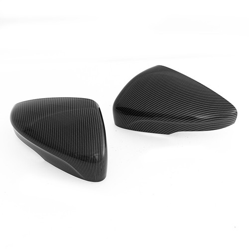 Carbon Style Door Wing Mirror Cover Cap Replacement For Ford Focus 2019-2024 . - Picture 9 of 9