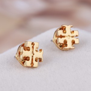 Tory Burch Gold Small T Logo Stud Earrings Clic Ebay Image Is Loading Tory Burch Gold Small T Logo Stud Earrings