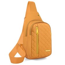 Small Sling Bag For Women Men Casual Crossbody Sling Backpack 801-yellow