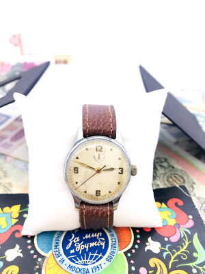 🕊 Rare Sportivnyye Festival 1957 1q USSR 1 MCHZ wrist watch 🕊 Rare Sportivnyye Festival 1957 1q USSR 1 MCHZ wrist watch
