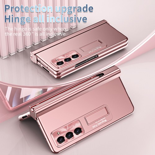 Für Samsung Galaxy Z Fold 6/5 Ständer mit S Pen Halter Scharnier Schutz Hülle - Bild 44 von 58