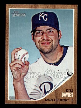2011 Topps Heritage #433 Kyle Davies Royals SHORT-PRINT 8 - NM/MT - Picture 1 of 1