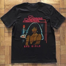 Rare Donna Summer BAD GIRL MID SUMMER TOUR Cotton Unisex All Size Shirt WS2074