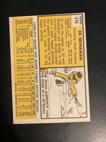 1963 Topps Baseball Cards - Pick The Cards to Complete Your Set - Picture 383 of 413