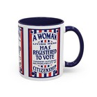 Suffragette Voting Rights Mug - Vintage Women's Suffrage Poster Ceramic Mug