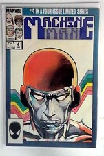 Machine Man #4 (1985) Marvel 9.0 VF/NM 2nd Series 1st Print Comic Book