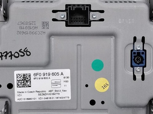 PANTALLA DE AUDIO Y NAVEGACIÓN POR SATÉLITE SEAT IBIZA - Imagen 6 de 10