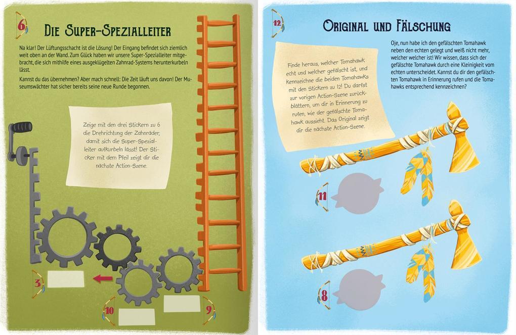 Thumbnail - Escape-stickerbuch - Nachts Museum | Philip Kiefer | 2021 | Deutsch