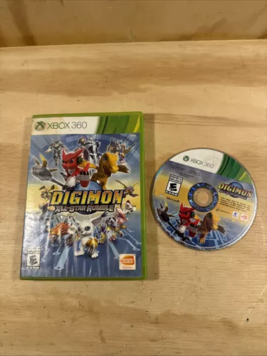 Digimon All-Star Rumble (Microsoft Xbox 360, 2014) Water Damage Untested