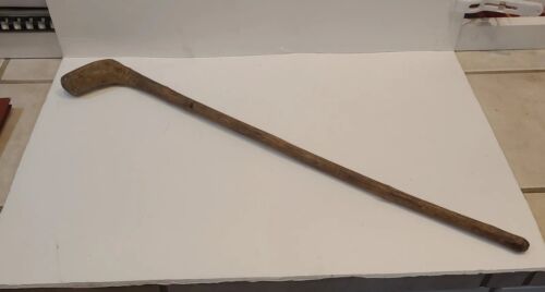 Antik Volkskunst Stock Gehstock handgeschnitzt 19,5" hoch Miniatur Kinder - Bild 2 von 12