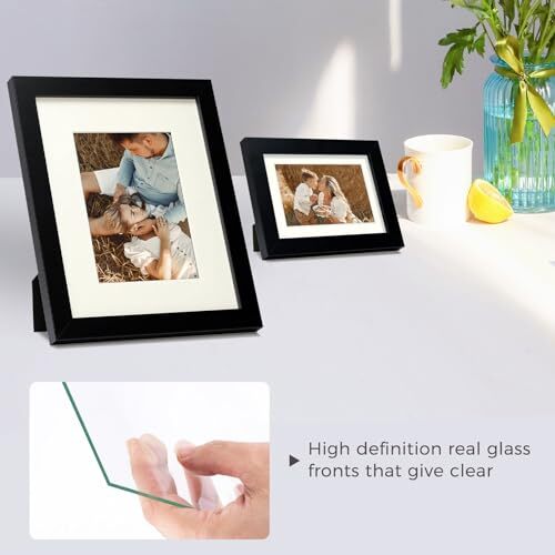 Collage de marcos de fotos múltiples 11x14 8x10 5x7 para pared o mesa con tapete - Imagen 7 de 13