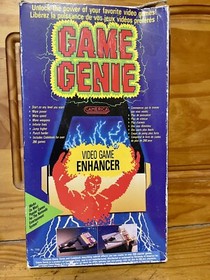 Galoob GAME GENIE Nintendo NES Video Game Enhancer Complete Box Code Book [1990]