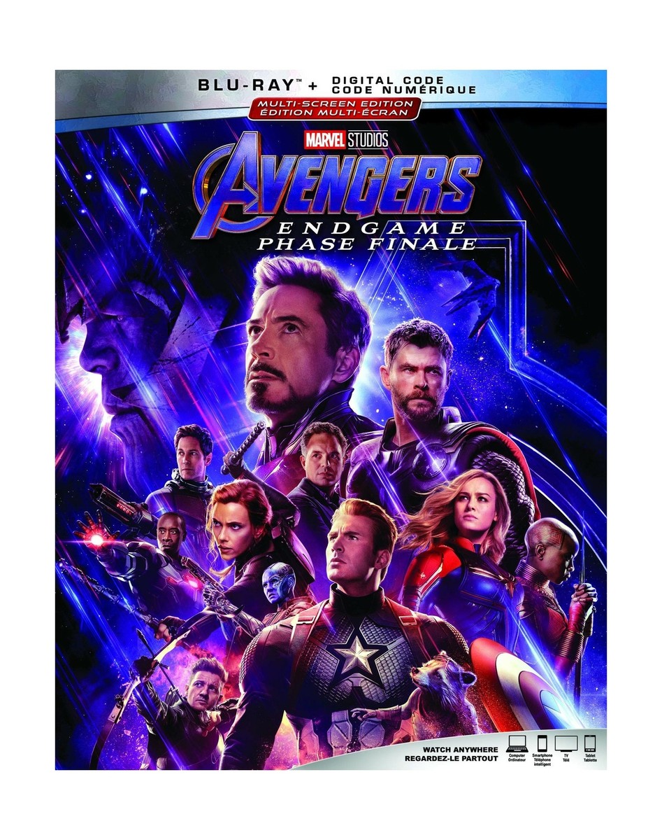 Avengers Endgame Blu ray Digital Bilingual eBay