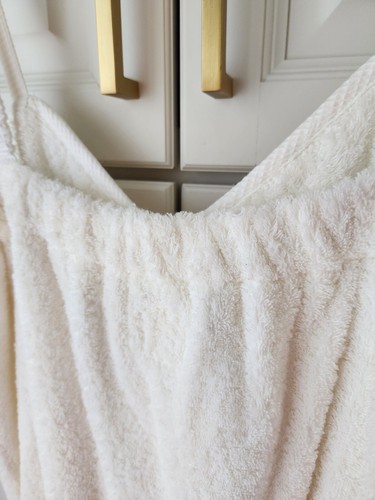 Victorias Secret Country Towel Wrap with Straps L White Straps V Neck New Tags - Picture 7 of 9