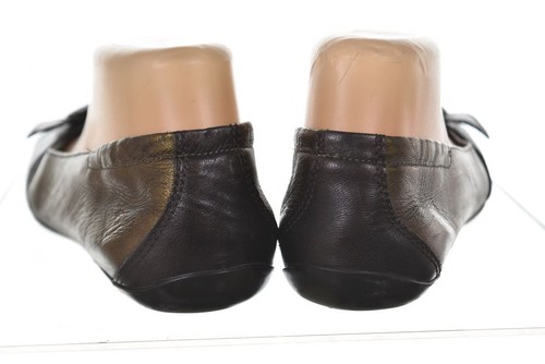 Zapatos de mujer Couture Donald J Pliner talla 5,5 marrón bronce ballet planos cuero - Imagen 4 de 6