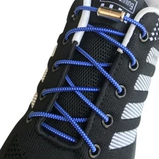 2 pairs No Tie Elastic lock laces Shoe laces for kids adult w/ metal connectors