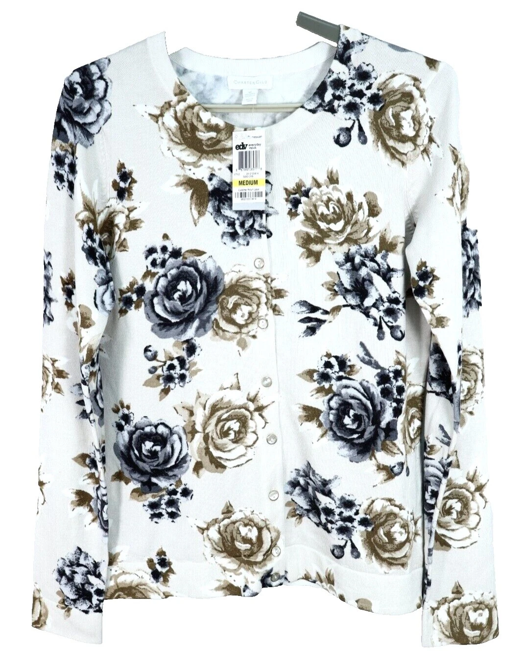 Charter Club Cardigan Floral Sweaters for Women
