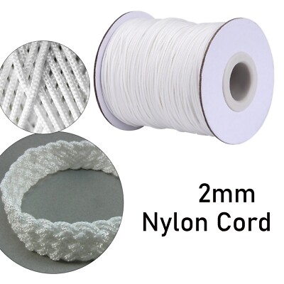 Nylonkordel 1m-250m stark Schmuckfaden Armband Basteln Schnur 2mm