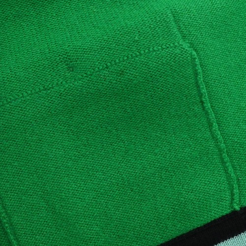 Chanel Ensemble Cardigan Short Sleeve Top Green 94A #42 153858 - Picture 9 of 12