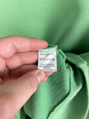 Mambo Vintage Hoodie Pullover Big Logo Mens L Size Green - Picture 8 of 9