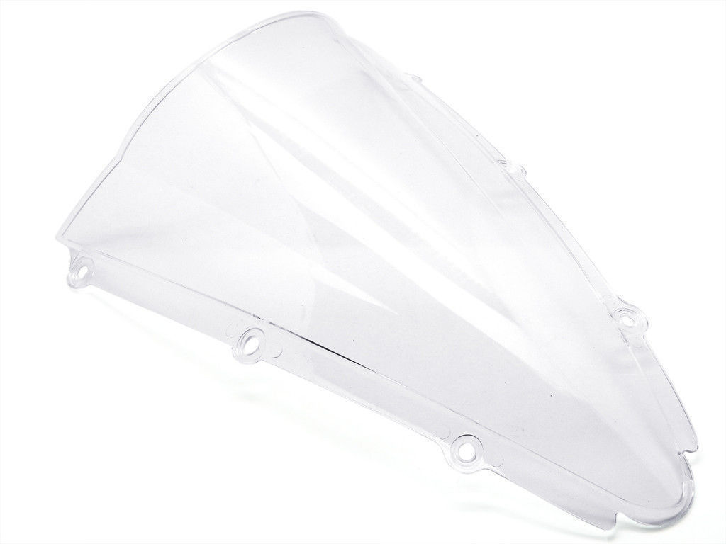 Bulle double courbure YAMAHA R1 2000-2001 transparente pour protection contre le vent