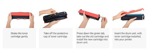 4 Toner Cartridge Fits For Canon 054 i-SENSYS MF642CdW MF641CW MF644Cdw MF645Cx - Picture 9 of 9