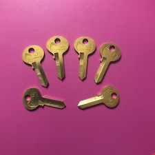 Star 5CO6 BRASS  Key Blanks   Set of 6   Locksmith     [k]