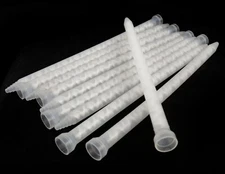 100 Plexus Wire Tie Mixer 2 Part Epoxy Nozzle SMX MCH10-24T 200-400ML Helix Bell