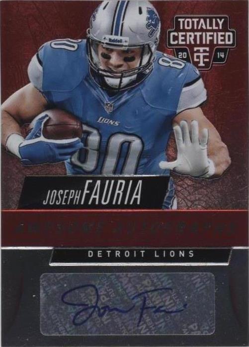 2014 Panini Totally Certified Joseph Fauria #AA-FA - 1 of 2