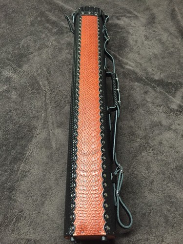 Vincitore Cuero Genuino Negro Y Marrón Cesta Diseño de Tejido 3 Golpes 6 Ejes 3x6 - Imagen 5 de 12