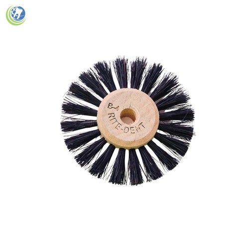 12 X Dental Laboratory Lathe Round Bristles Polishing Brush B4 Wood Center - Picture 9 of 10